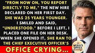 The Young Employee Insisted I Report To Her - Then She Opened The File I Left On Her Desk