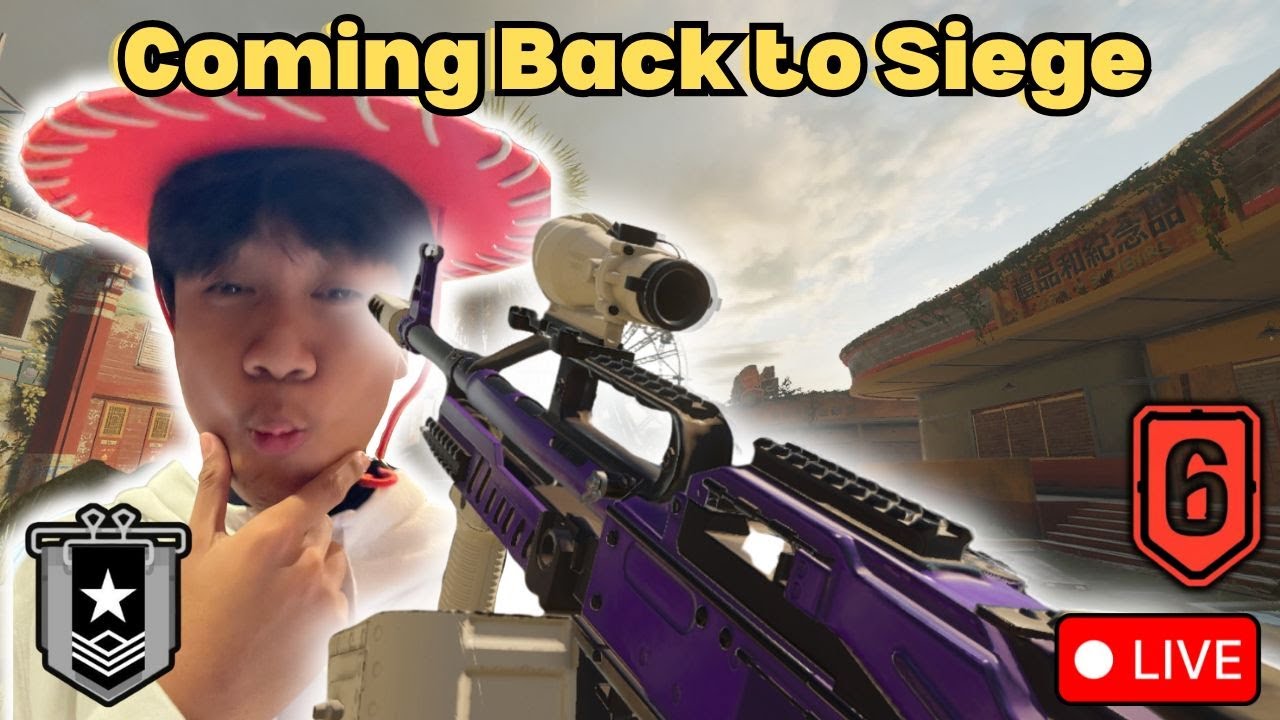 coming back to siege | LIVESTREAM | Rainbow 6 Siege - YouTube
