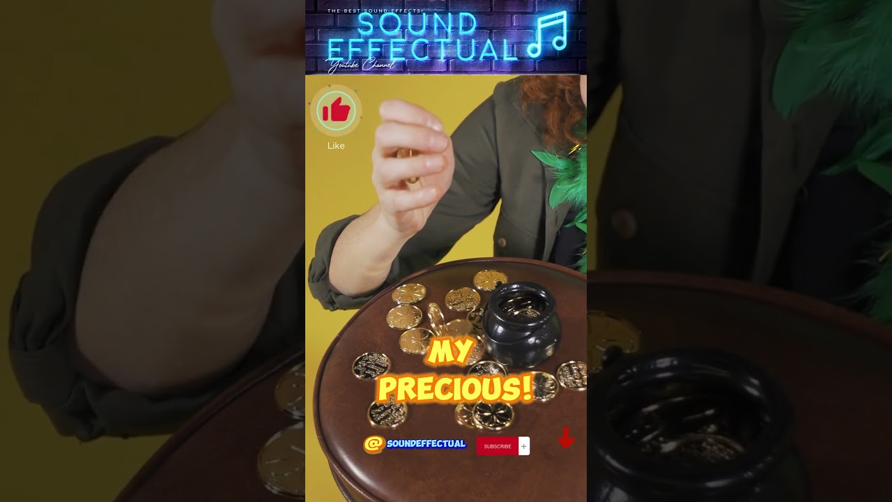 Coin drop sound effect wooden table | Sound Effectual 