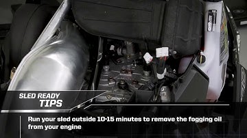 Run Your Sled to Remove Fogging Oil - Sled Ready Tips - Polaris Snowmobiles