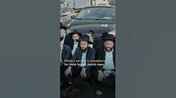 Ultra Orthodox Jews Protest Against Israeli Military Service 