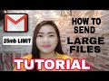 TUTORIAL HOW TO SEND LARGE FILE THRU EMAIL/paano mag send ng lagpas 25mb sa email