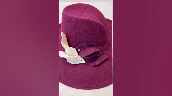 How to make a Fedora Hat, hand made hats by Elena Shvab Millinery #London #hats #smallbusiness