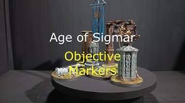 Warhammer: Age of Sigmar Objective Markers -Take two