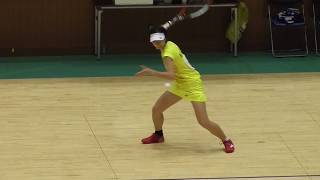 ワタキューセイモア　七尾美咲選手の乱打　ソフトテニス Soft Tennis