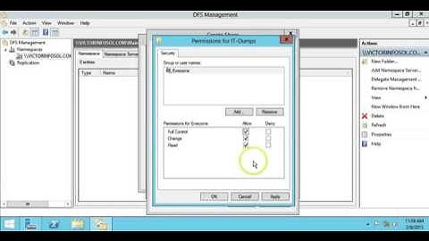 DFS Installation and Configuration on Windows Server 2012 R2