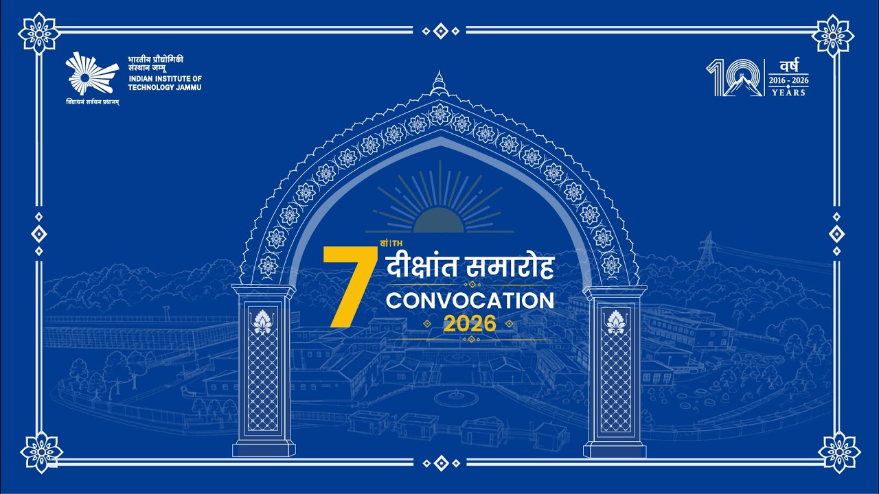 Convocation 2026, IIT Jammu
