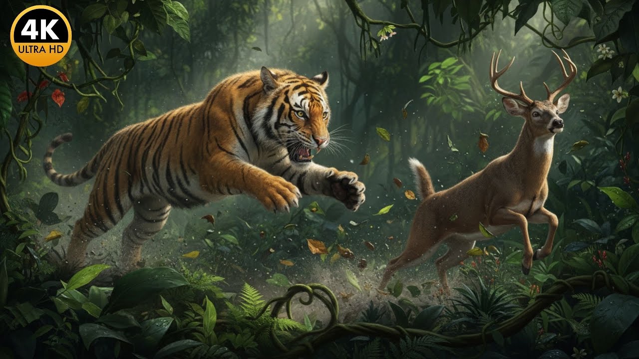 🌿Wildlife Secret World🦁: Wildlife in Forest is Increasingly Abundant - Sound whole 4K Nature ASMR