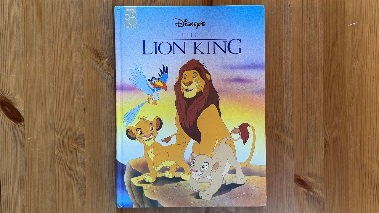 Ash reads Walt Disney's The Lion King by Don Ferguson