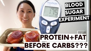 Does the Order of How You Eat Your Food Impact Your Blood Sugar?  | A Blood Sugar Test Experiment