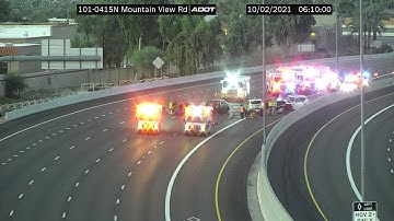 Serious crash closes Loop 101 in Scottsdale
