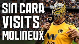 SI SENOR! WWE SUPERSTAR SIN CARA WATCHES RAUL JIMENEZ AS WOLVES BEAT FULHAM!