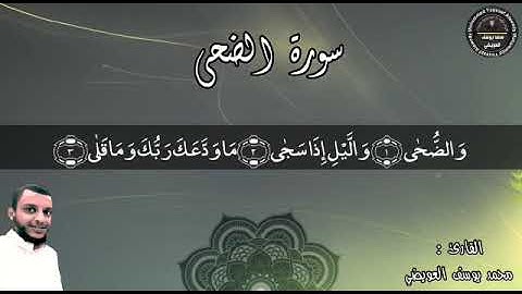 من سورة الضحى | ٢٨ ثانية !!!