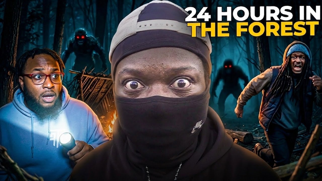 We Went Camping and Tried Surviving 24 Hours… We Got Chased! 😱