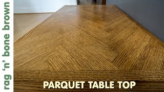 Part 2: http://www.youtube.com/watch?v=otP5IoWUNgk Woodwork video. In this video I make an oak herringbone table top from 