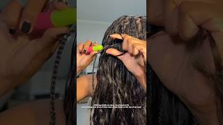How I did these super cute and easy miracle knots using @Ywigs crochet hair🧜🏽‍♀️