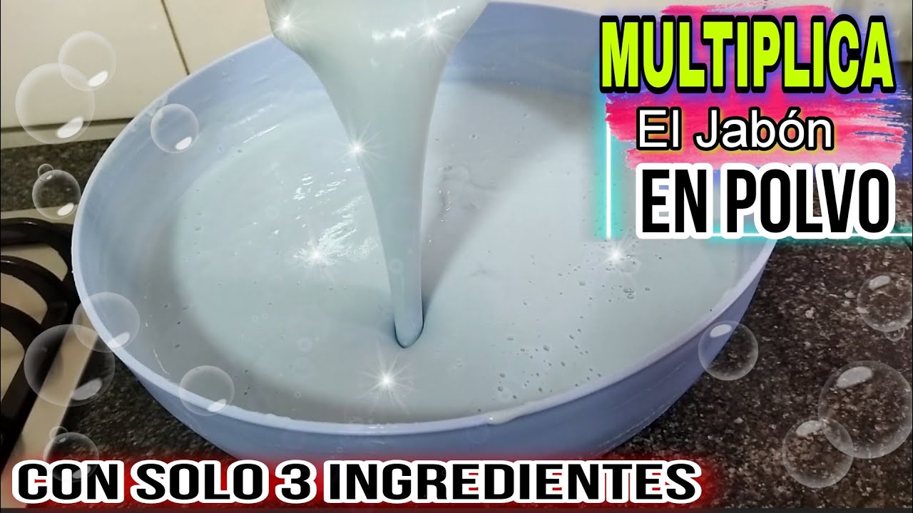 👕🧴MULTIPLICA EL JABÓN EN POLVO, Y conviertelo en Jabón LÍQUIDO 💧 con