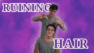 Dolan twins ruining their hair