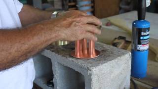 Dephlegmator fabrication video 2 for making Copper Moonshine Stills