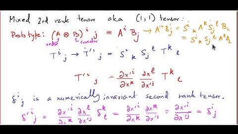 Tensor Analysis : Lecture 04