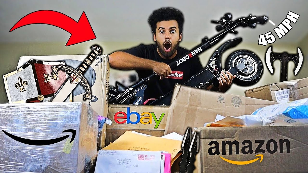 Someone Sent Me A 2000$ SURVIVAL OFF-ROADING SCOOTER!! (EPIC MYSTERY PACKAGES) *DOOMSDAY PREPPERS*