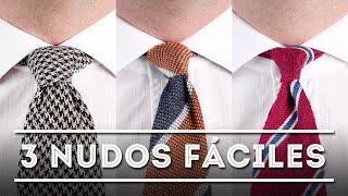 Los 3 nudos de corbata más fáciles para principiantes – Instrucciones paso a paso – resultados