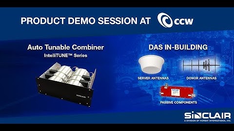 IntelliTUNE Virtual Product Demo Session at CCW 2020