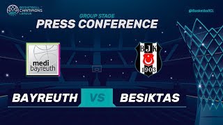 medi Bayreuth v Besiktas Sompo Japan - Press Conference - Basketball Champions League 2017