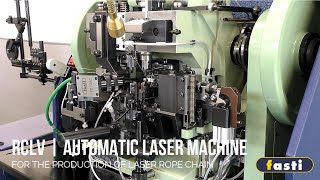 RCLV | AUTOMATIC MACHINE FOR THE PRODUCTION OF LASER ROPE CHAIN FOR SMALL AND MEDIUM CHAIN SIZES