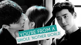 you're from a whole 'nother world // kang chul & yeon joo