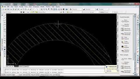 AutoCAD 2007 & AutoCAD 2010- How to use Hatch tool and the Gradient tool