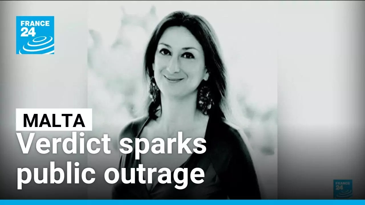 Outrage mounts in Malta after acquittal over journalist's murder • FRANCE 24 English