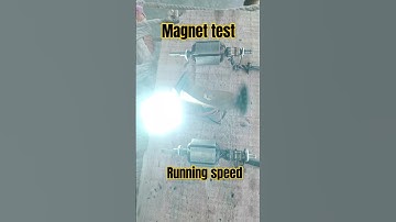 magnet test Running speed test power machin#machine #tech #shorts