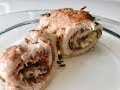 КУРИНЫЕ РУЛЕТИКИ С НАЧИНКОЙ ИЗ ВЕТЧИНЫ, МОЦАРЕЛЛЫ И ГРЕЦКИХ ОРЕХ