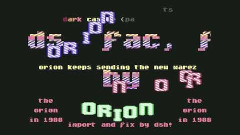 Orion Intro 20 ! Commodore 64 (C64)