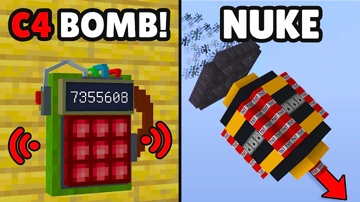 11+ Secret Working Bombs in Minecraft!
