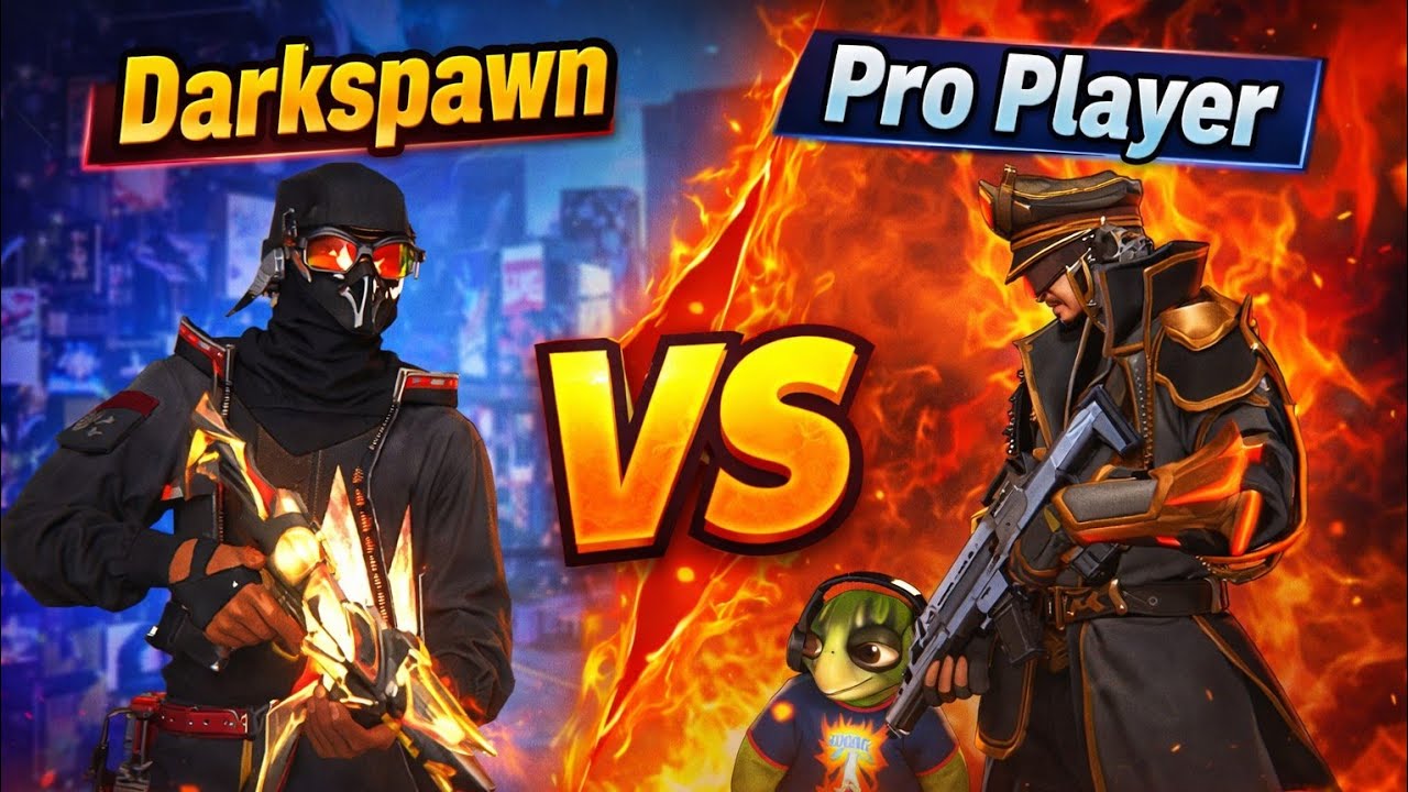 "DarkSpawn 1v1 Custom Challenge 😈 Full Tryhard Mode ON | FF Gameplay"