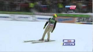 Johan Remen Evensen 210.0m Planica 2011 Team Competition Second Round