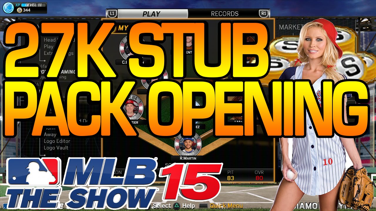 MLB 15' Pack Opening 27k Stubs
