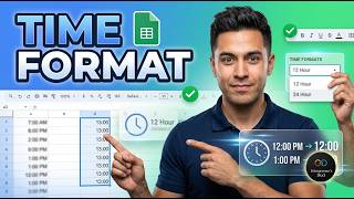 Change Time Format In Google Sheets [New Method]