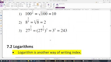 BIT Semester 1 - Maths -  Indices and Logarithms   Quiz Discussion