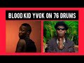 Blood kid talks about his music 76 drums hip hop music  more