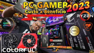 PC GAMER SUPER Custo Benefício !!! Ryzen 5600 + RTX 3060 + Monitor Gamer SuperFrame Precision Ultra