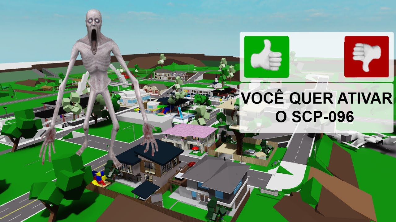 VIREI O SCP-096 NO BROOKHAVEN - ROBLOX 