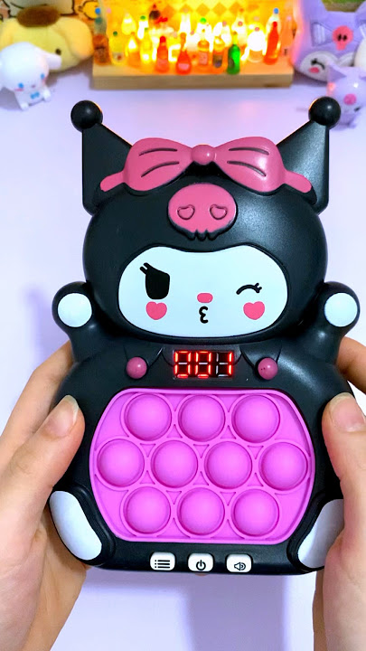 Kuromi game push is👿😀#japan #sanrio #toys #accessories #popit #kuromi #game #satisfying #squishy