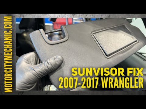 2007-2017 Jeep Wrangler Sunvisor Fix