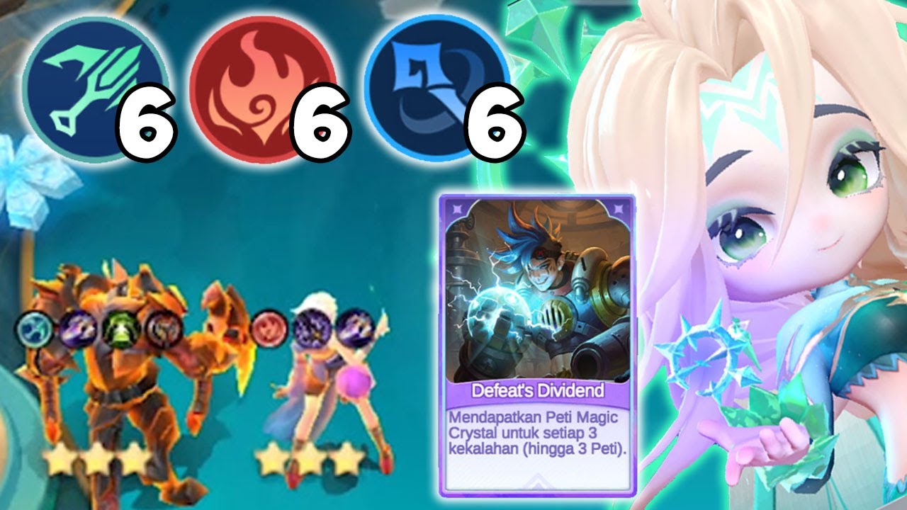 TUTOR CARA MAIN COMMANDER AURORA COMBO 666 MAGIC CHESS GO GO