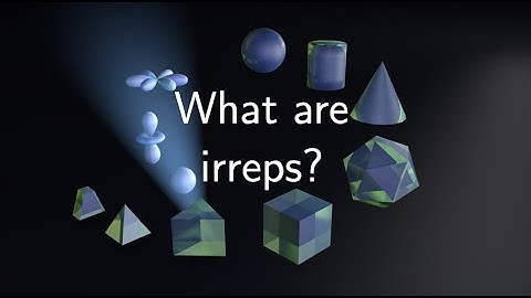Symmetry in physics 1. Irreducible representations (irreps). Transformation of functions