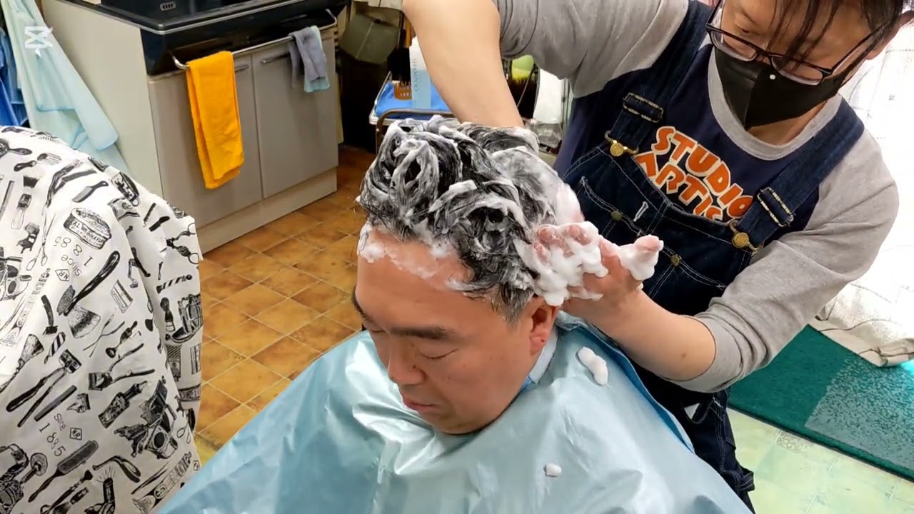 床屋の洗髪詰め合わせです Shampoo ASMR №284