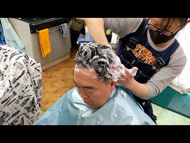 床屋の洗髪詰め合わせです Shampoo ASMR №284